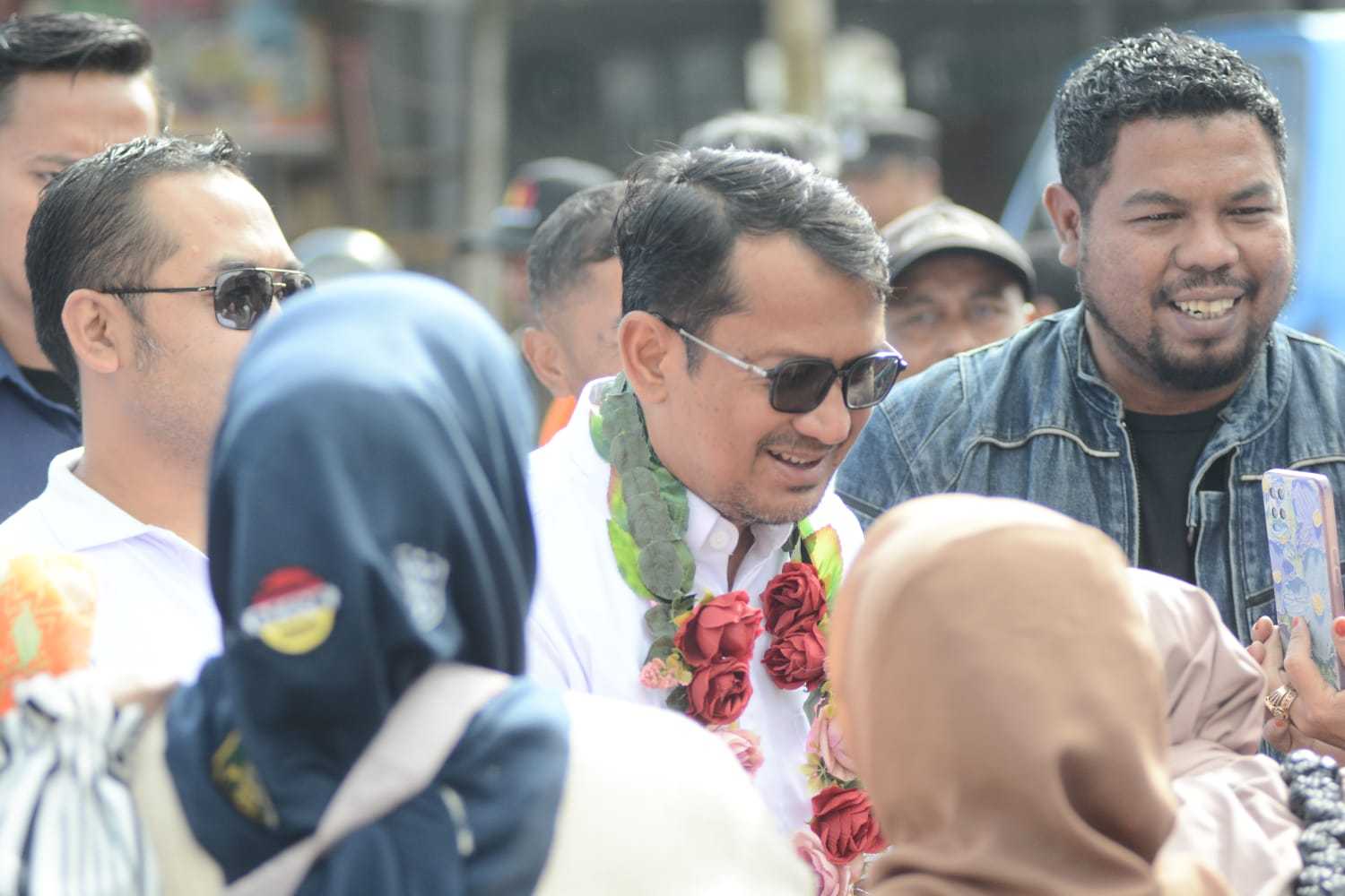 Kampanye Di Pasar Cikajang Dr Helmi Akan Tuntaskan PR yang belum selesai